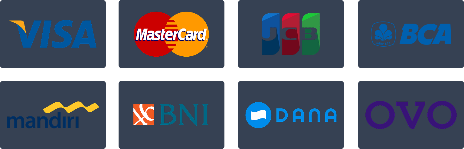 Available payment channels